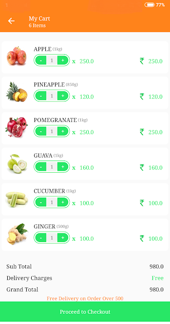 Organic basket-Cart